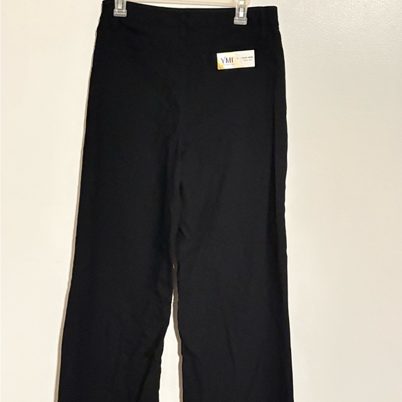 YMI Hyperstretch High rise wide-leg Black pants - Picture 2 of 3